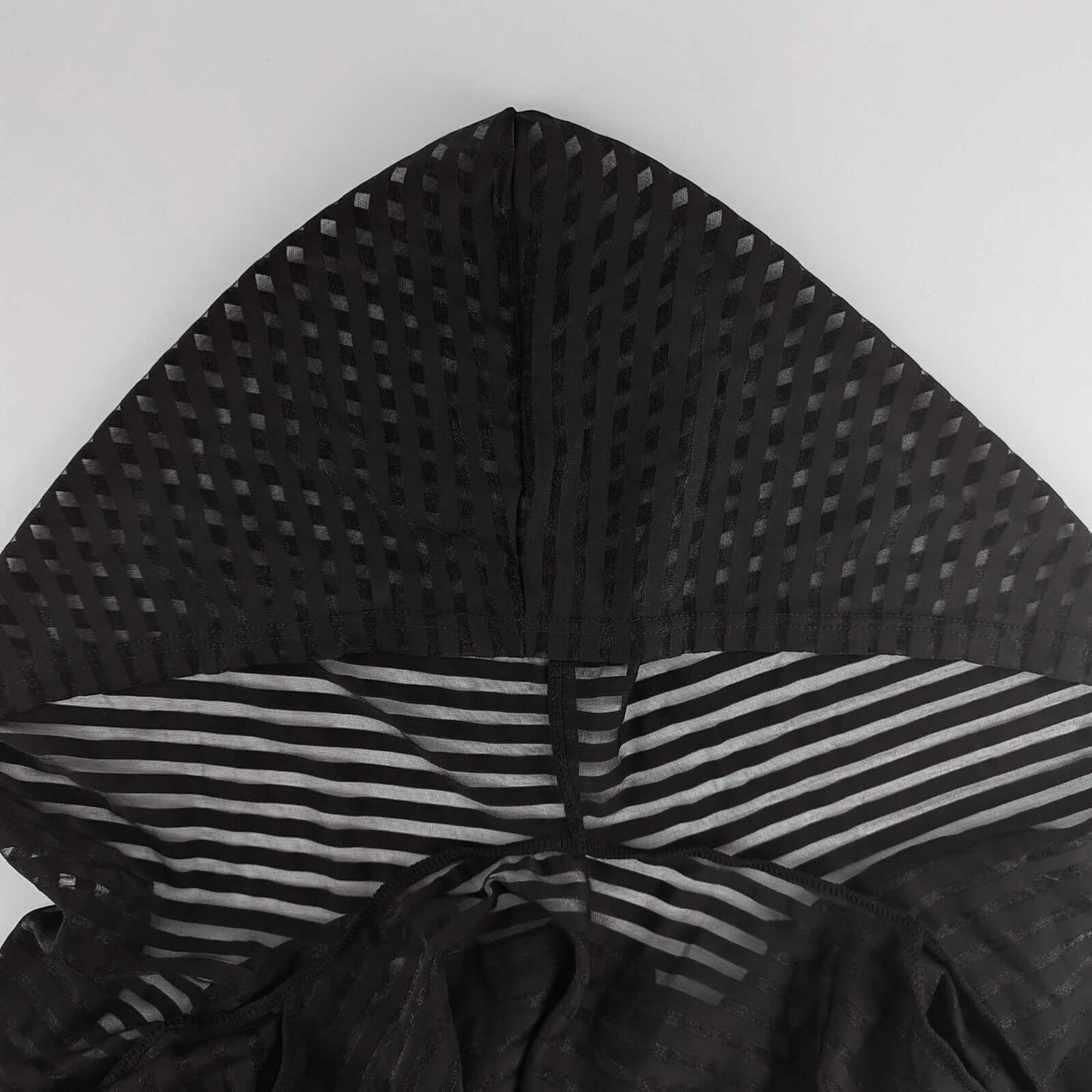 Hooded Mesh Bathrobe