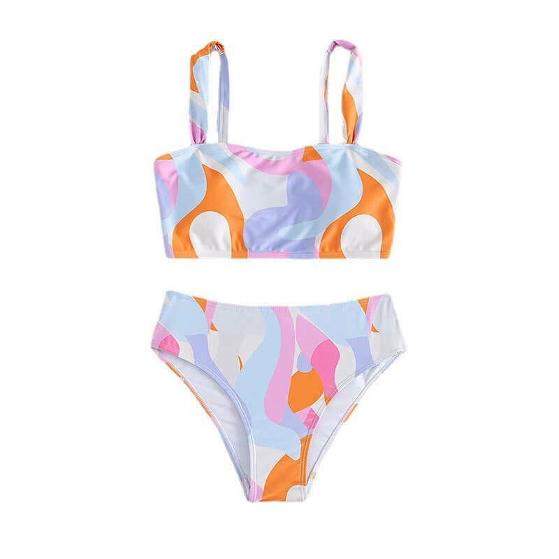 Retro Twist High Waist Bikini