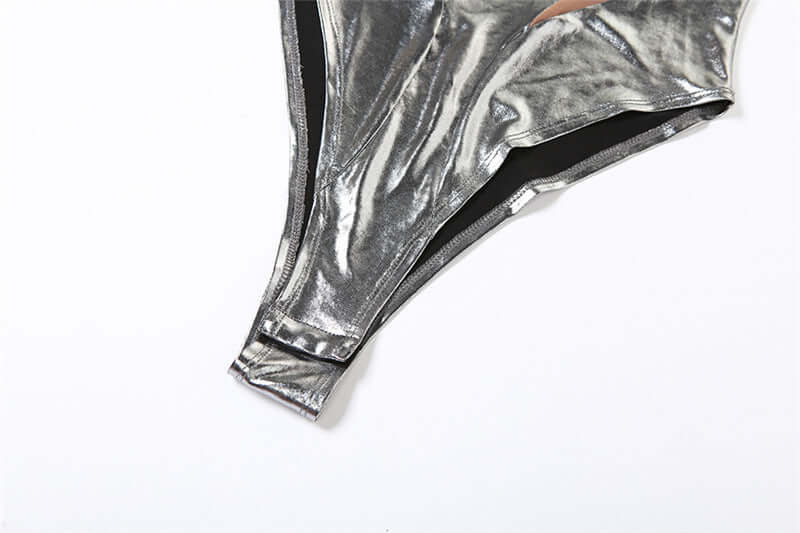 Metallic Mesh Panel Set Or Bodysuit