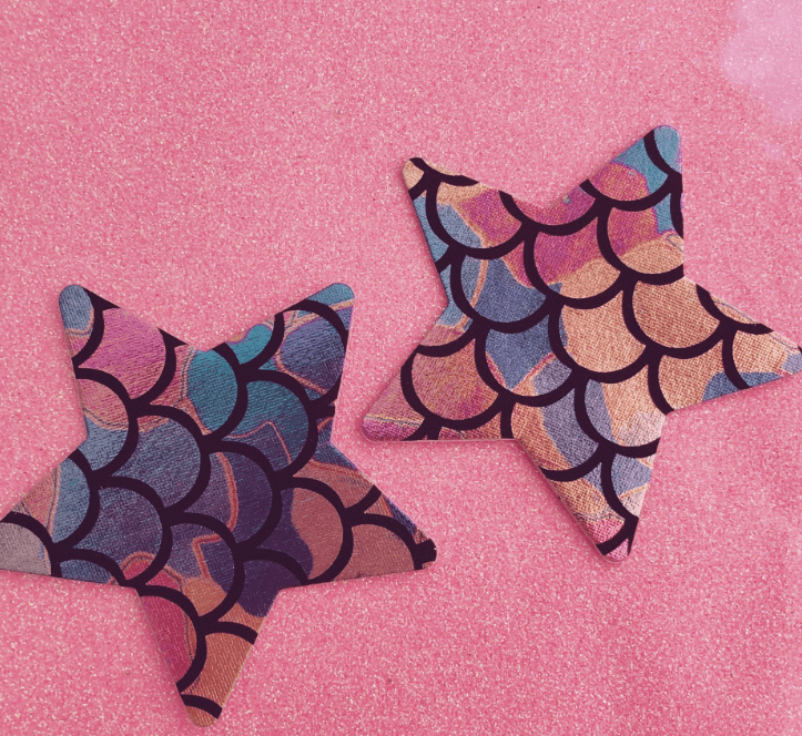Mermaid Metallic Pasties