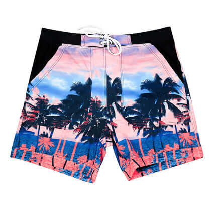 Tropical Sunset Trunks