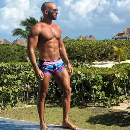 Tropical Sunset Trunks