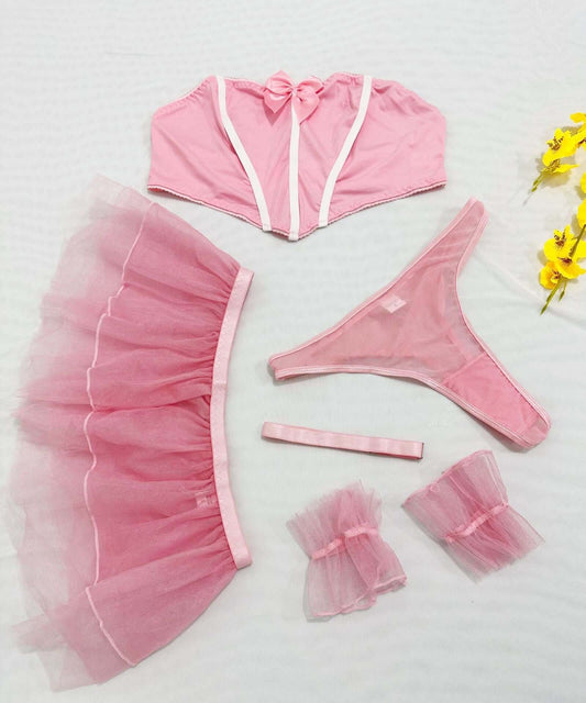 Princess Chest Wrap Skirt Set