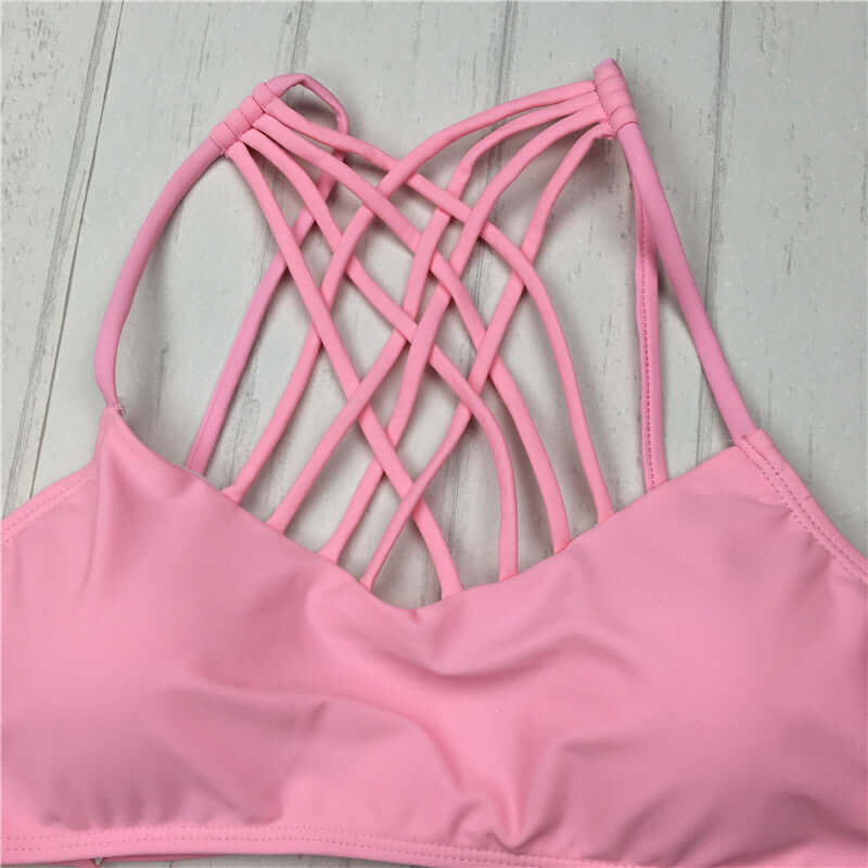 Cheeky Twisted Halter Bikini