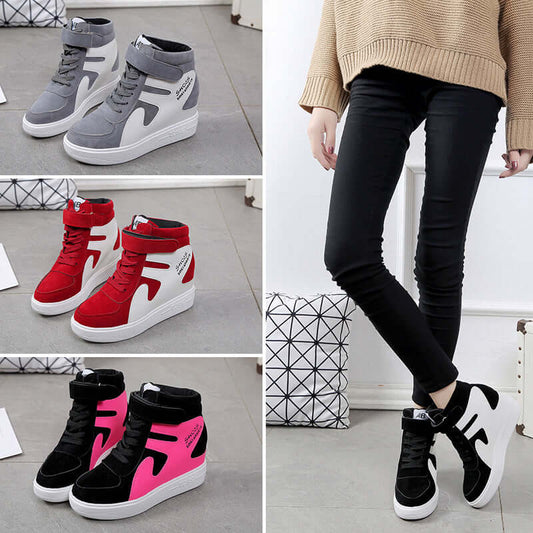 Wedged High-top Shoes