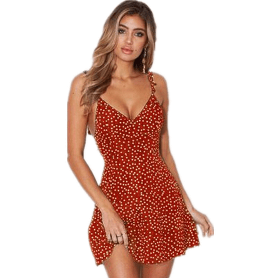 Sexy Polka-dot Sundress