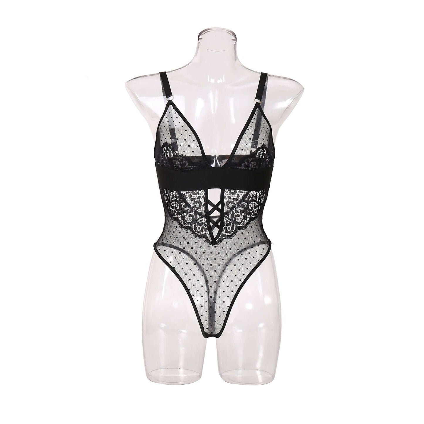 Dot Mesh Bodysuit