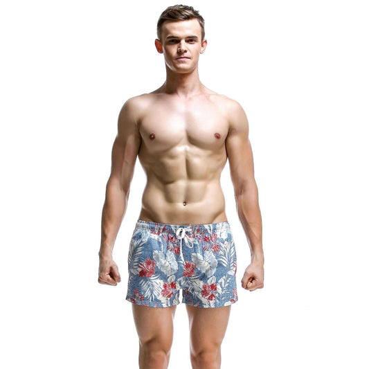 Floral Short Seam Swim Shorts