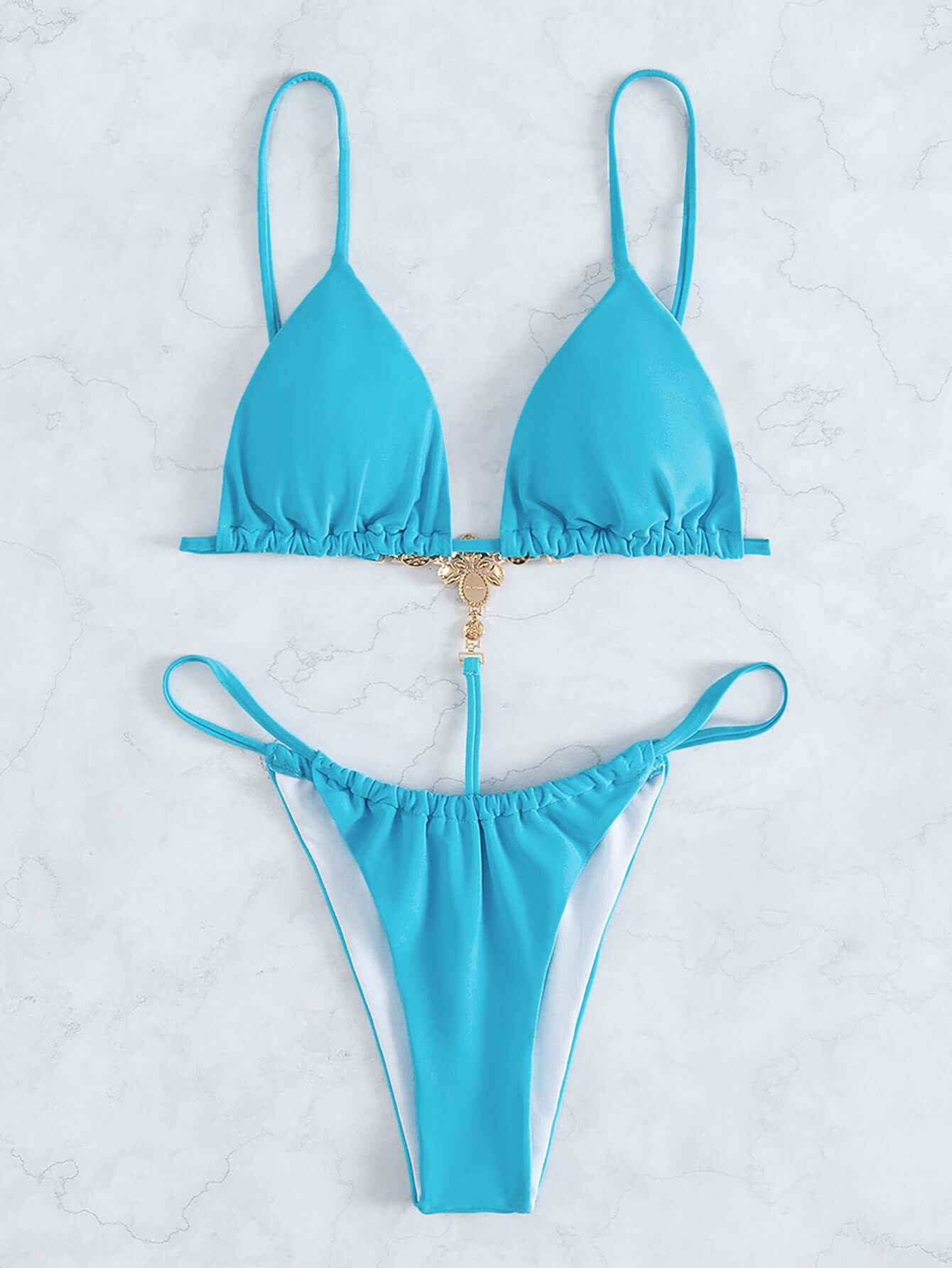 Spine Stones Lines Bikini