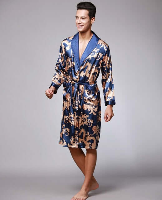 Silk Patterned Robe