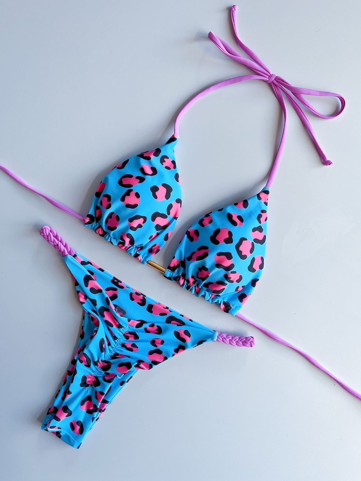 Ocean Trends Scrunch Thong Bikini