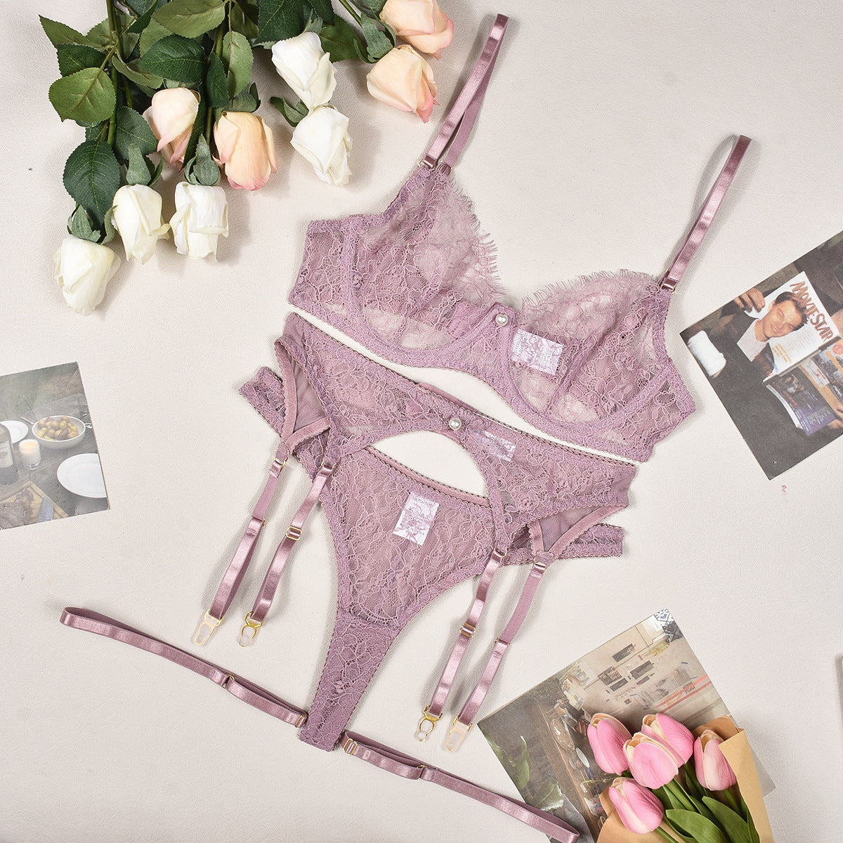 Full Bloomo Pearl 4-piece Set