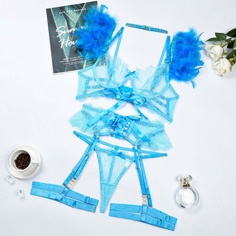 Flyaway Corset Lingerie Set