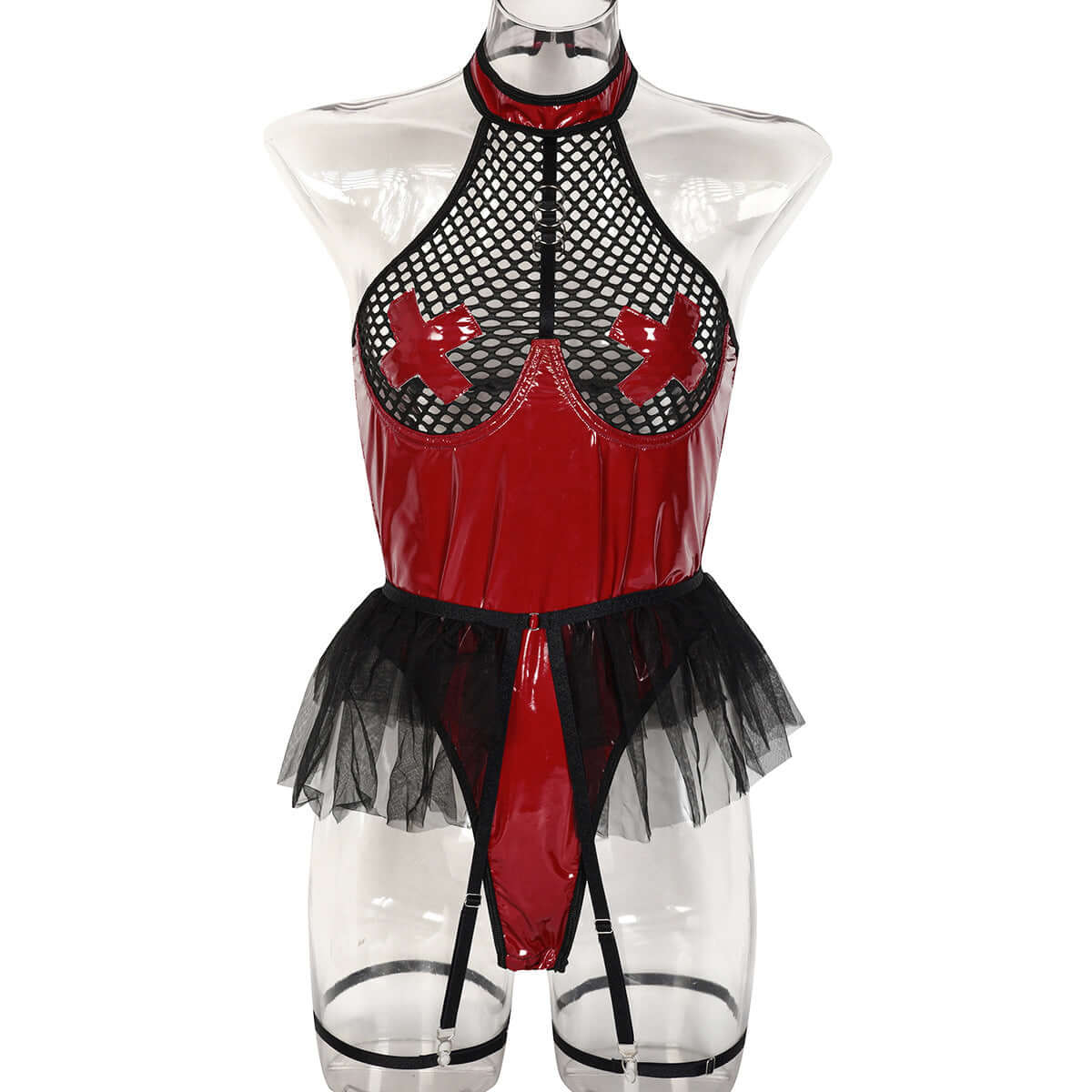 Kinks X-OUT Halter Bodysuit Set