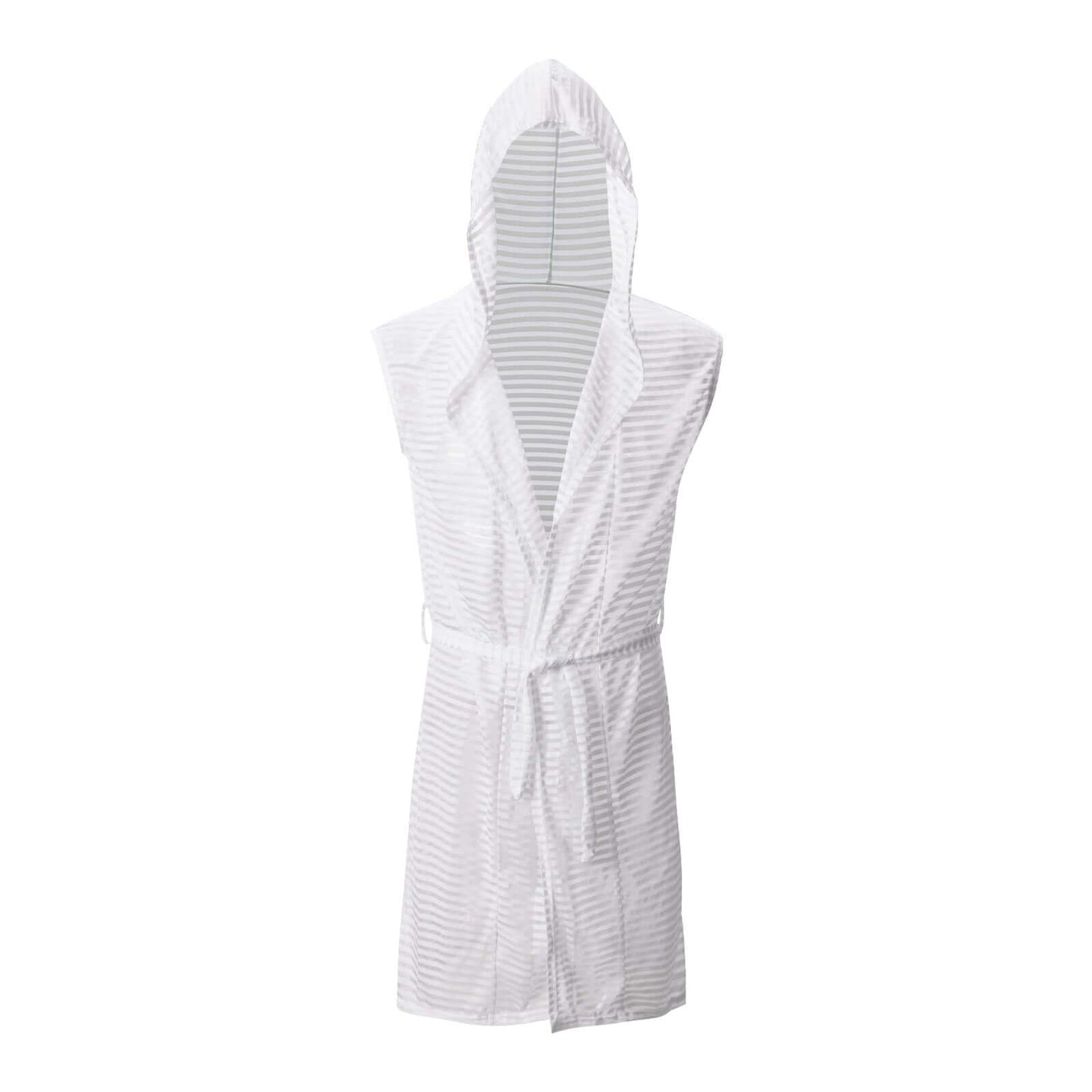 Hooded Mesh Bathrobe