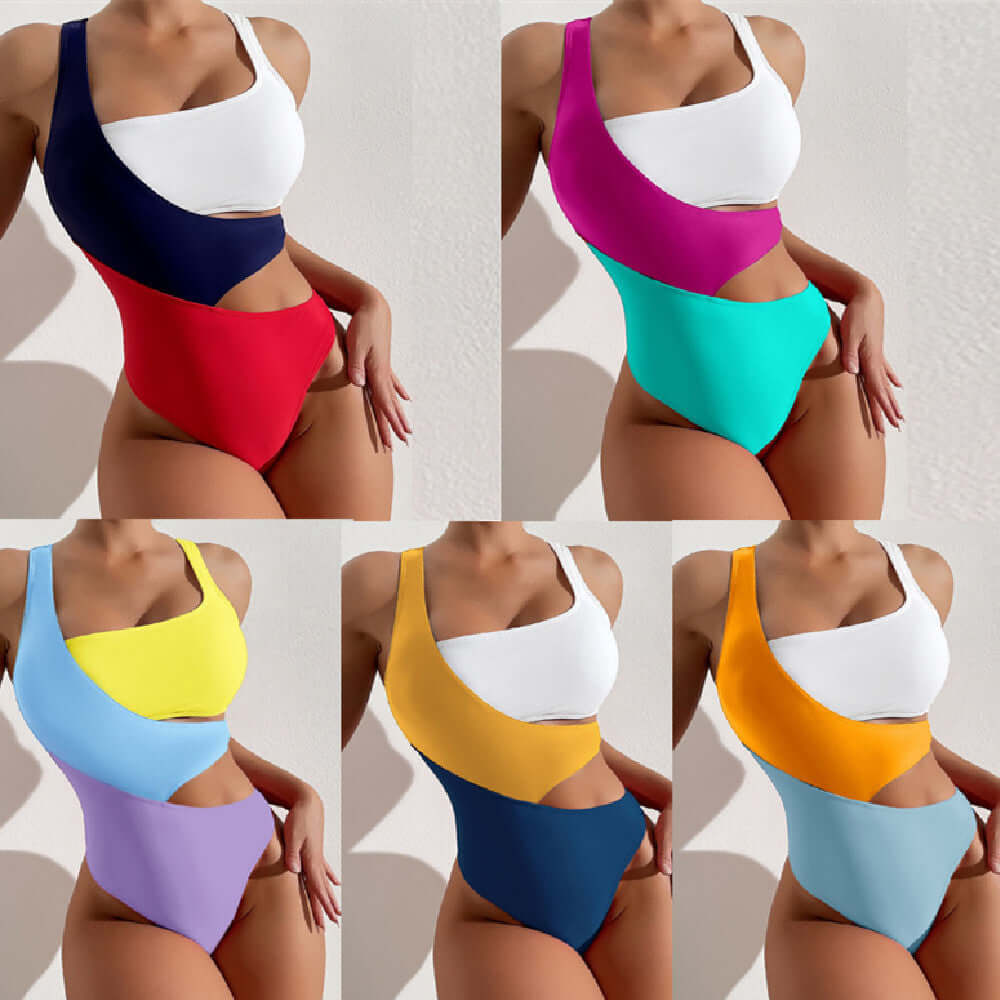High Waist Mashup Cheeky Bikini