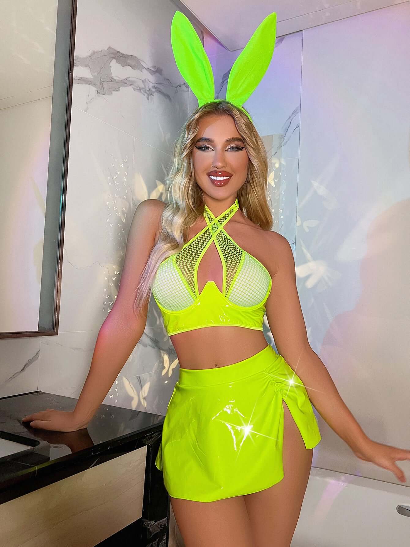 Neon Sexy Rabbit Set