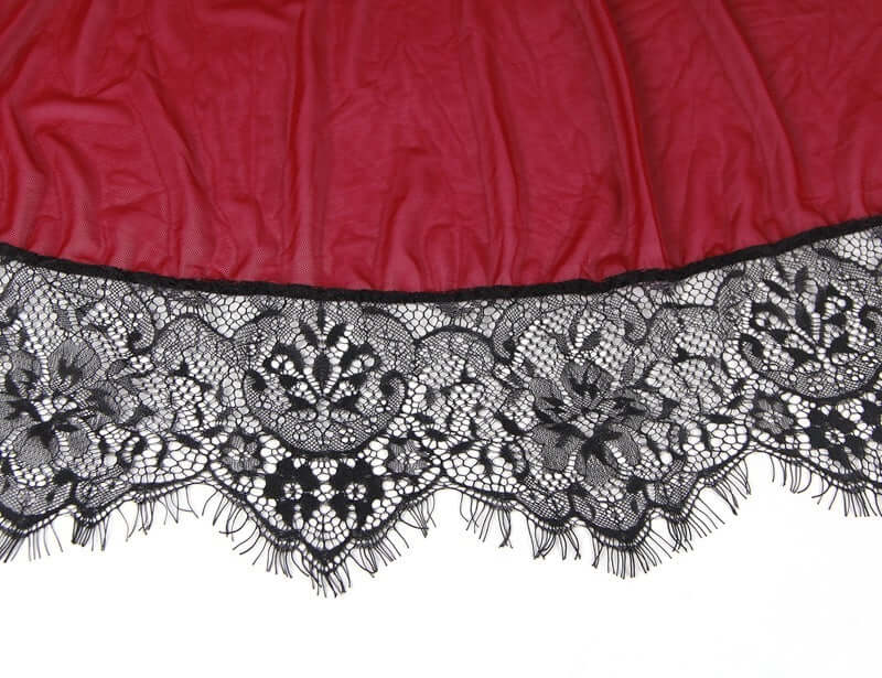 Nicki's Backless Lace Slip Nightdress