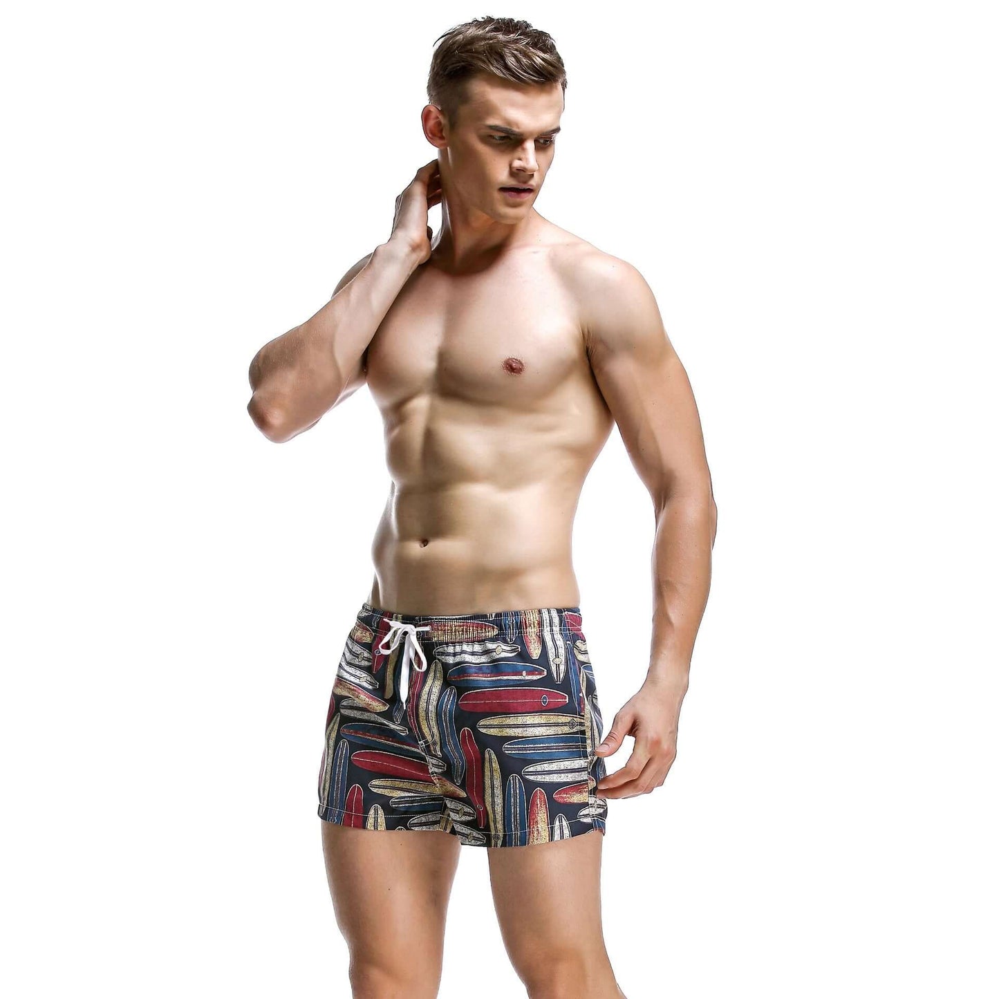 Floral Short Seam Swim Shorts