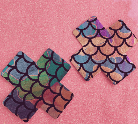 Mermaid Metallic Pasties