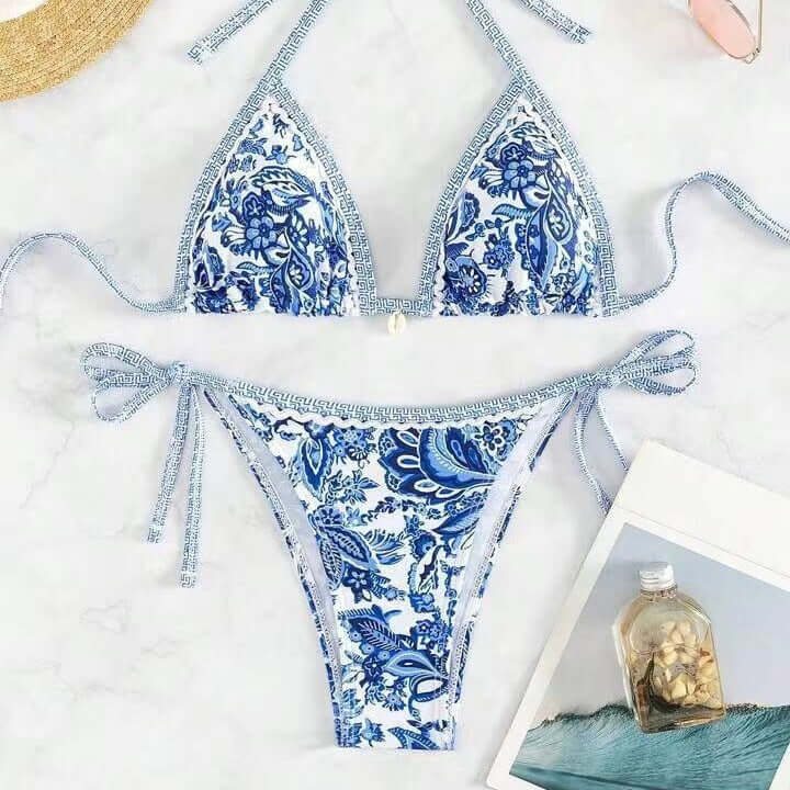 Porcelain Vibed Cheeky Bikini