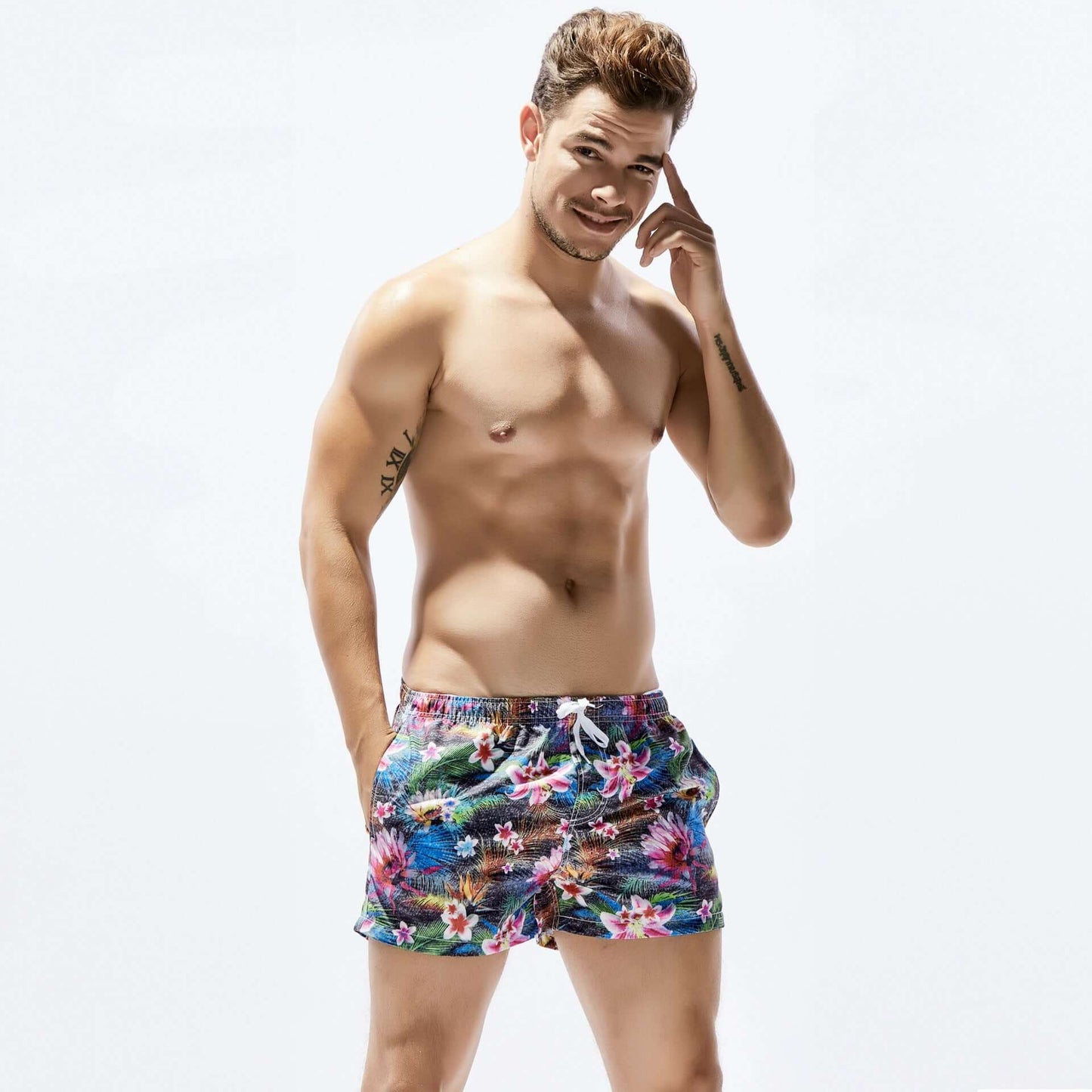 Tropics Five-point Swim Shorts