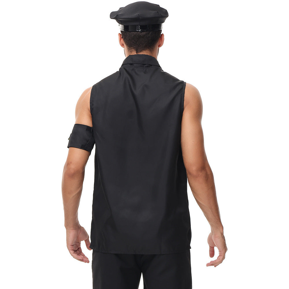 Sleeveless Police Costume