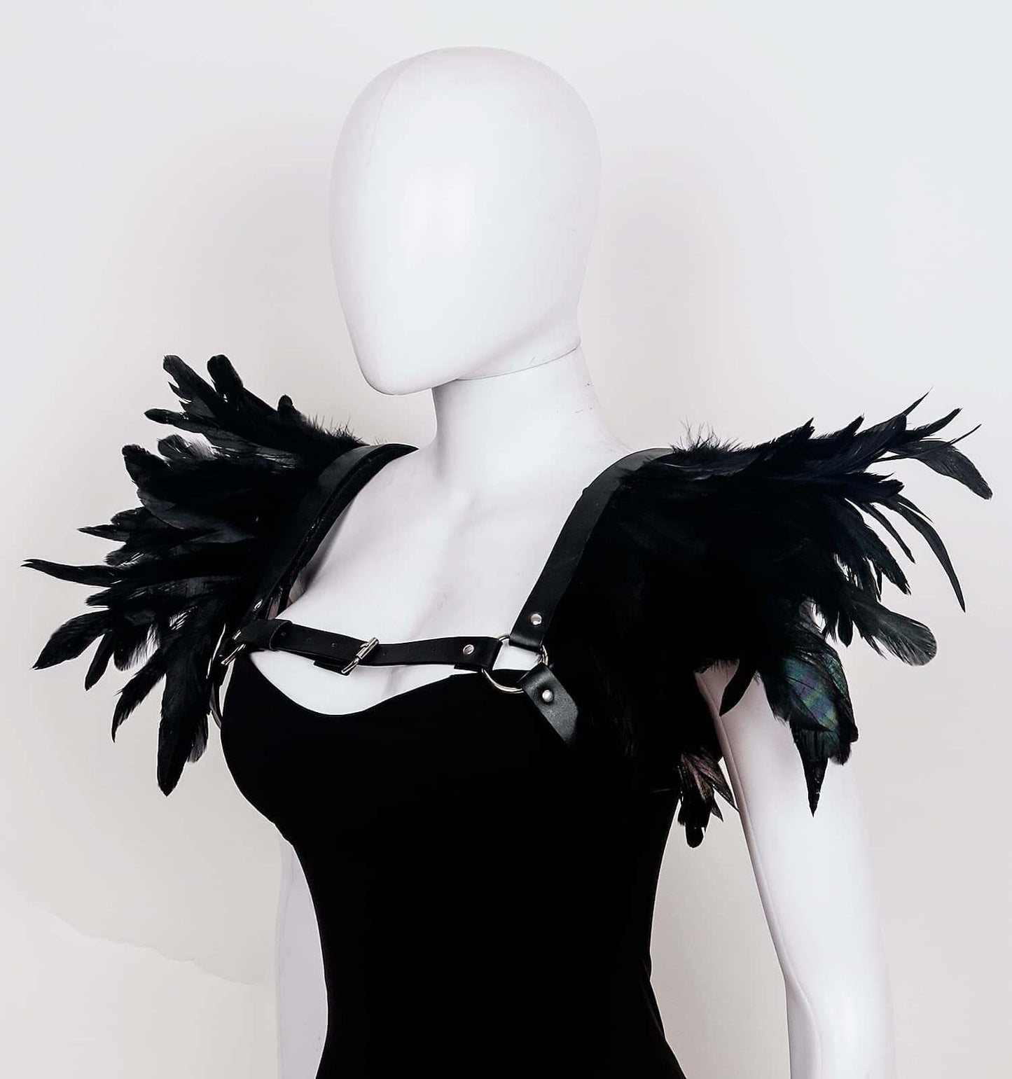 Feathered Chest Harness