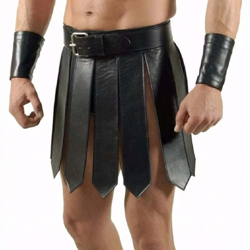 Cosplay Leather Skirt