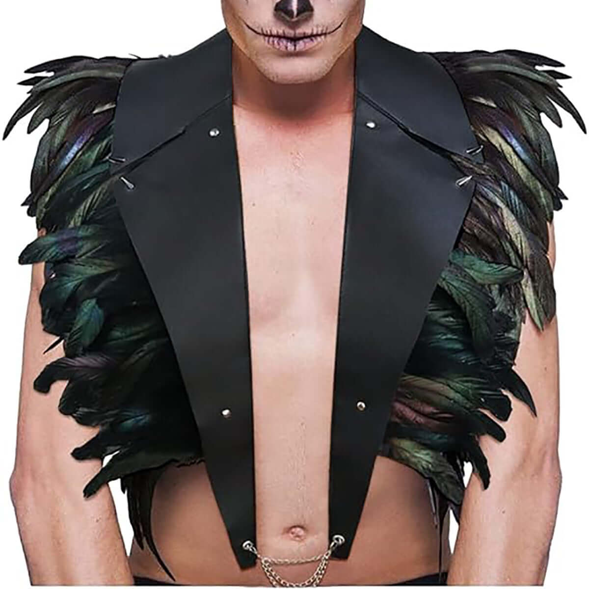Leather Feather Shawl