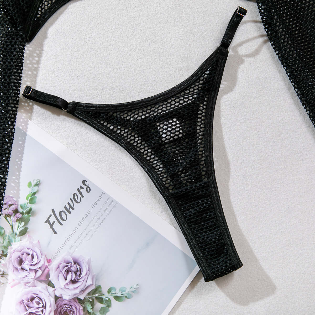 Mesh Rocker Lingerie Set