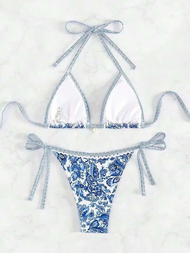 Porcelain Vibed Cheeky Bikini