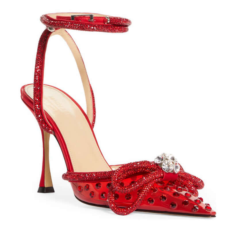 Rhinestone Transparent High Heels