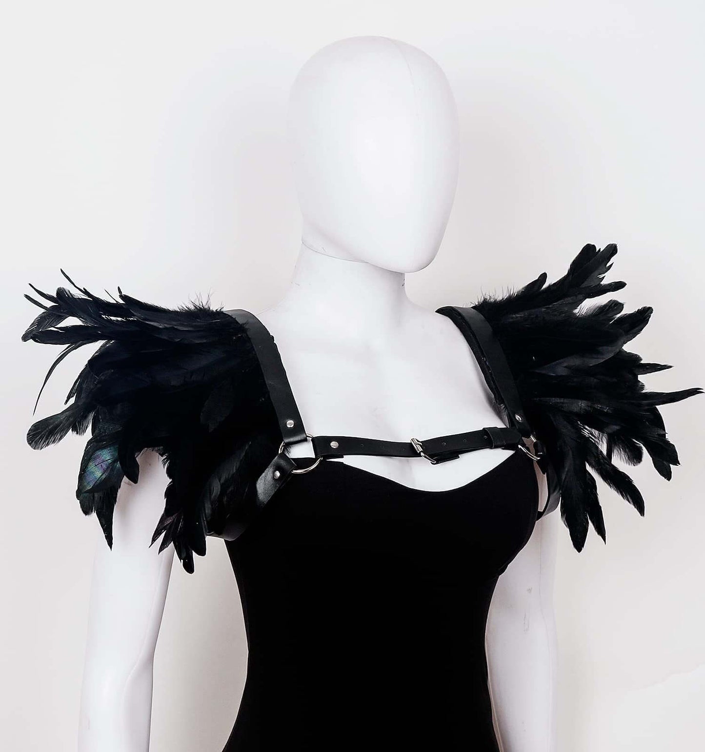 Feathered Chest Harness
