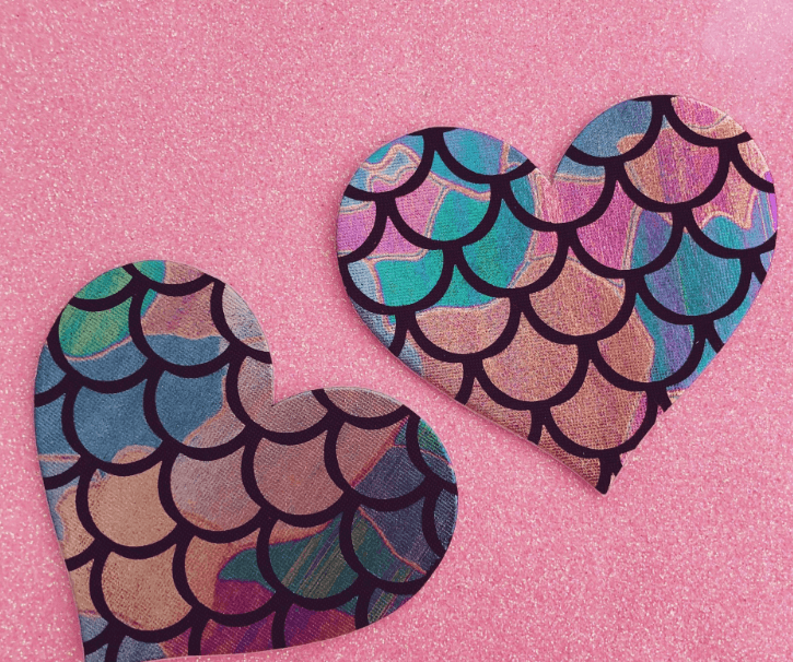 Mermaid Metallic Pasties