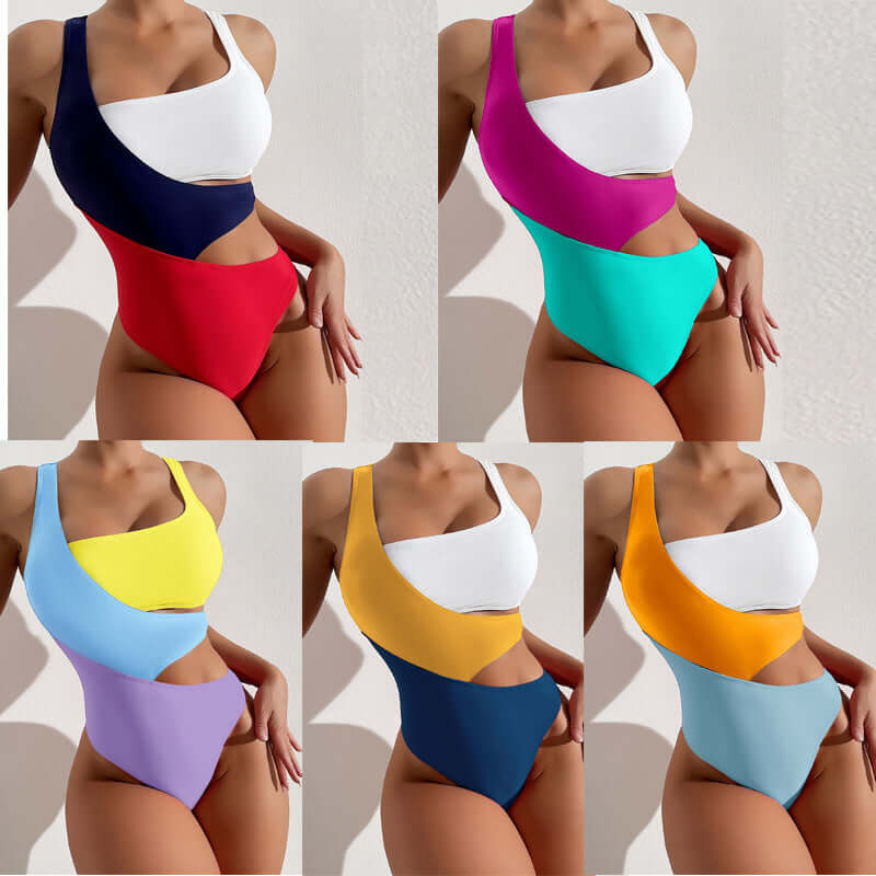 High Waist Mashup Cheeky Bikini