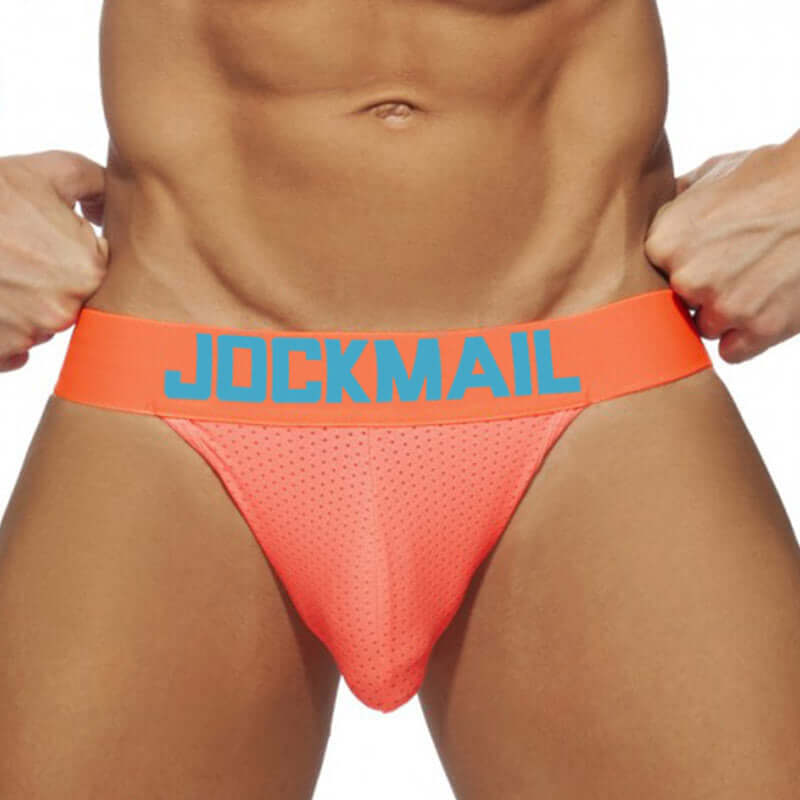 Neon Mesh Jockmail Jockstrap