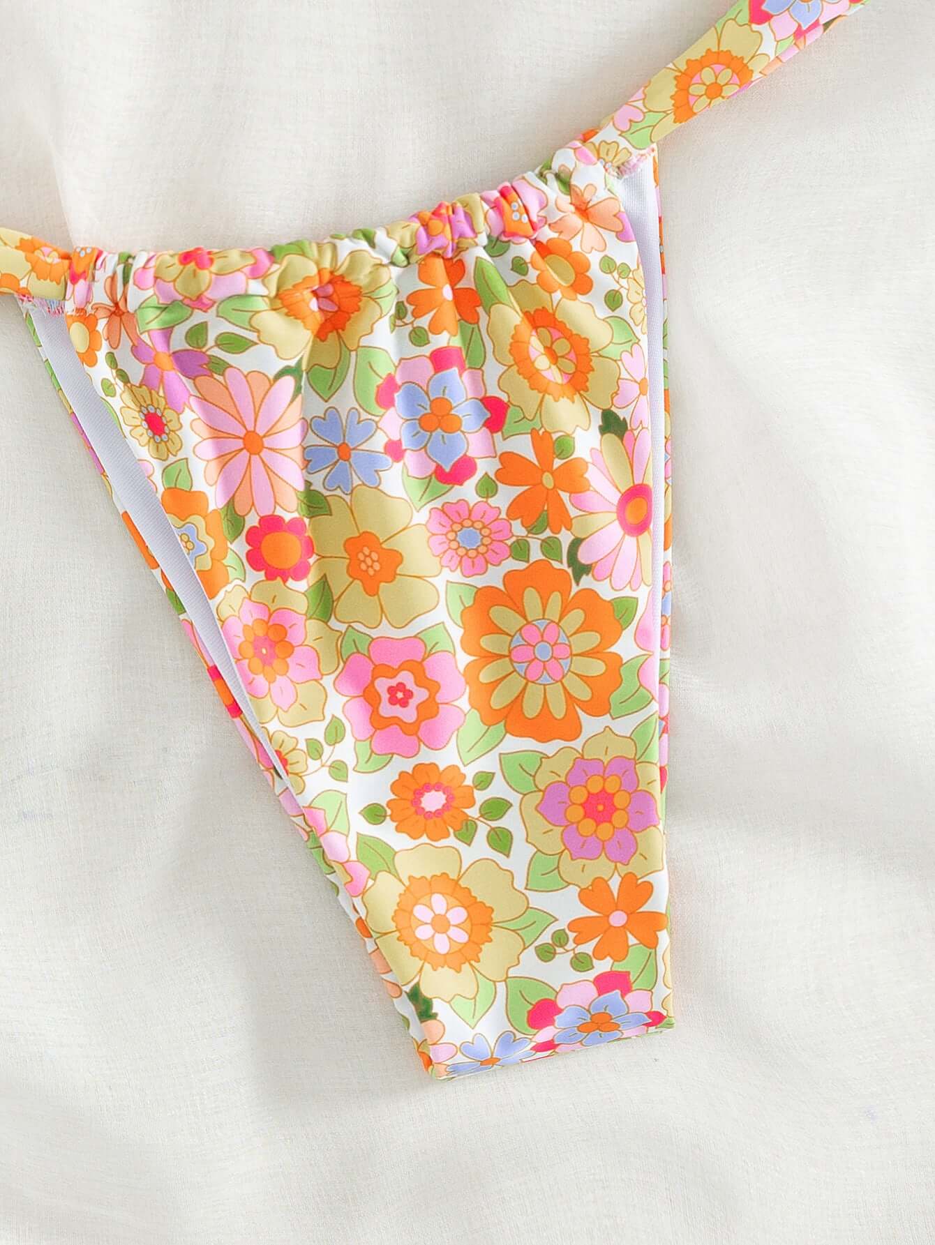 Floral Curtain Cheeky Bikini