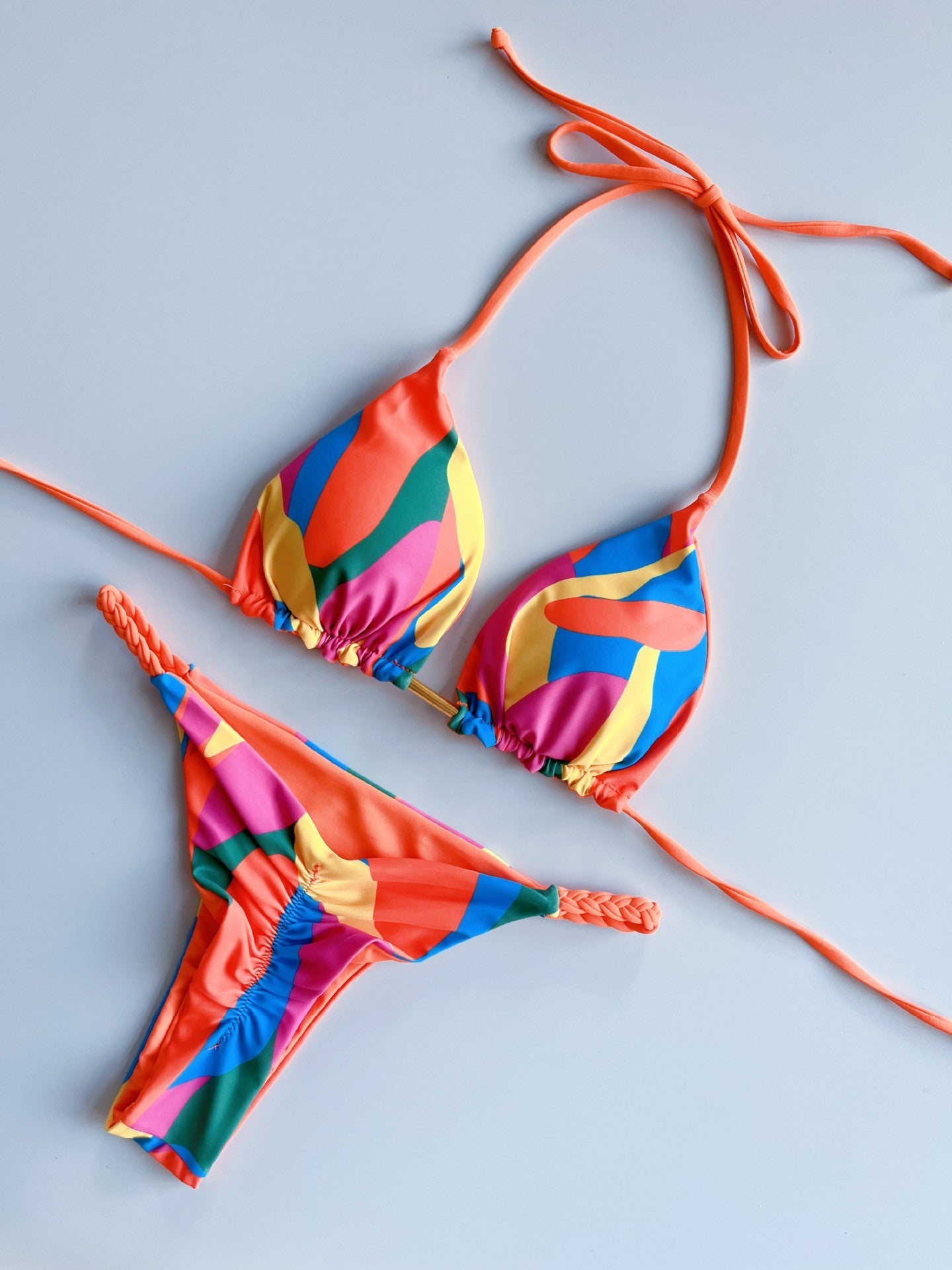 Ocean Trends Scrunch Thong Bikini