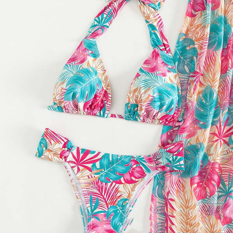 Tropic's Wide Strap Cheeky Bikini Set
