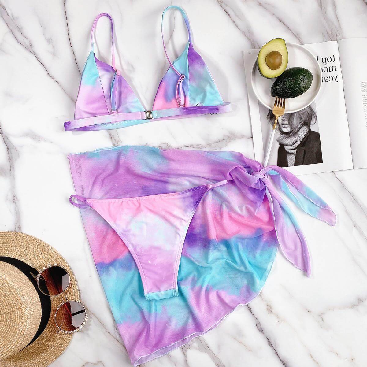 Powder Tie Dye Bikini