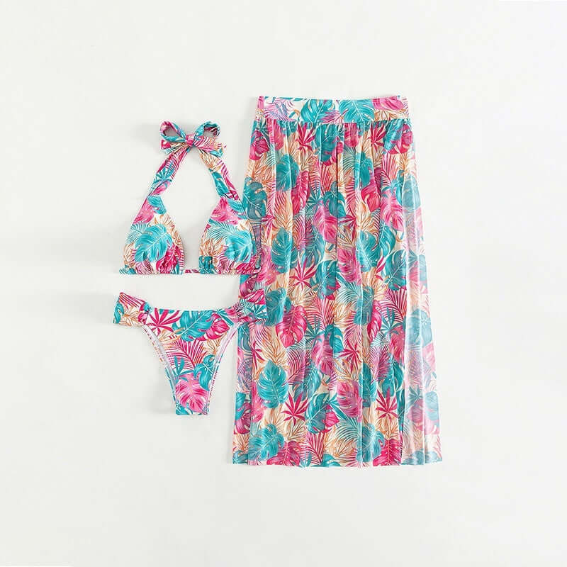 Tropic's Wide Strap Cheeky Bikini Set