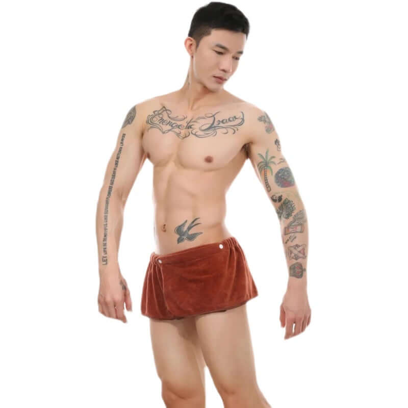 Short Bath Towel Wrap