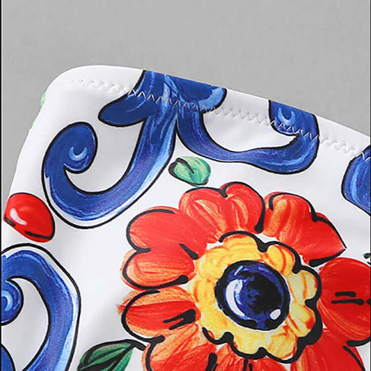 Simple Southern Strapless Cheeky Bikini