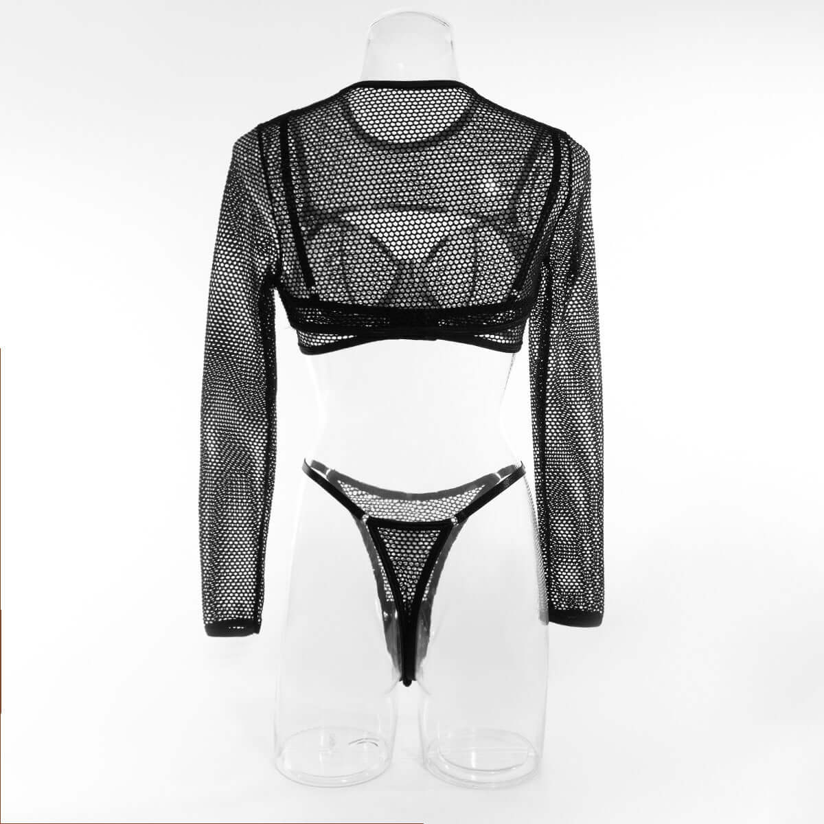 Mesh Rocker Lingerie Set