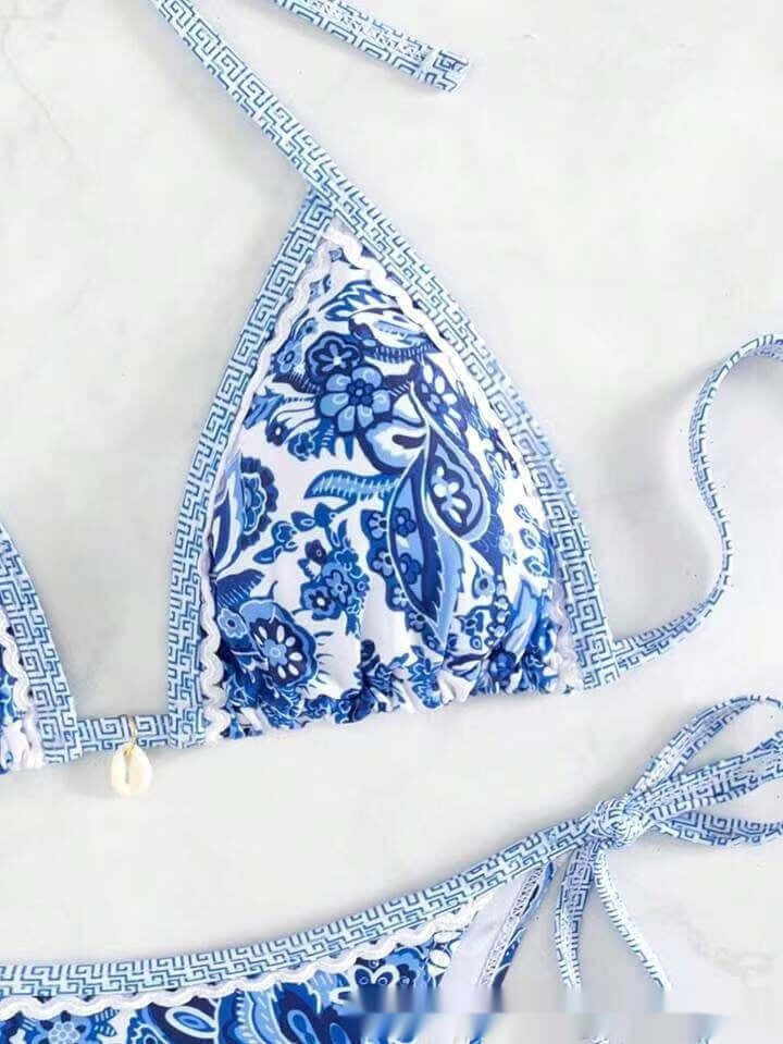 Porcelain Vibed Cheeky Bikini
