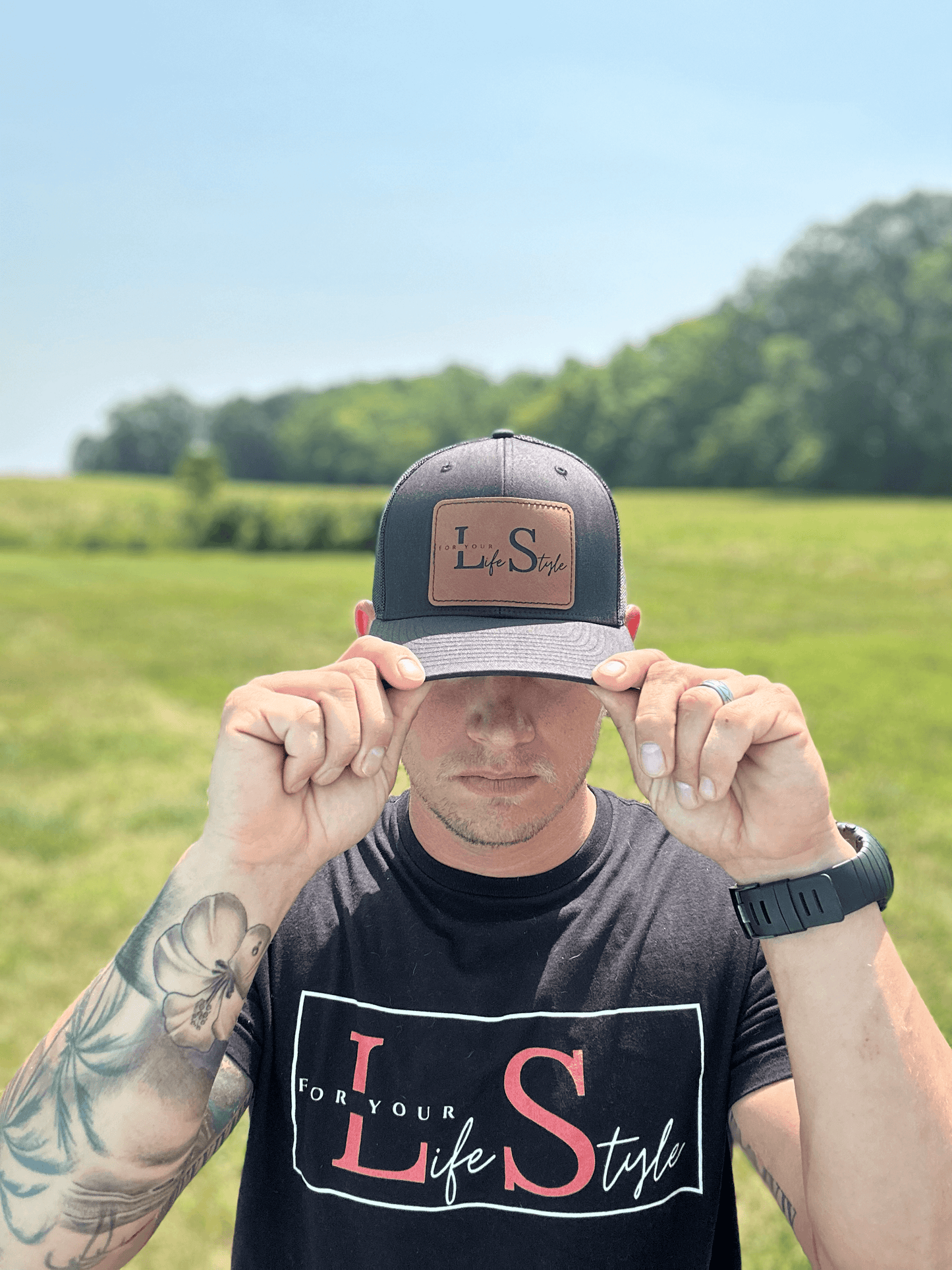 Black/Grey FYLS 2x3 Snap Back