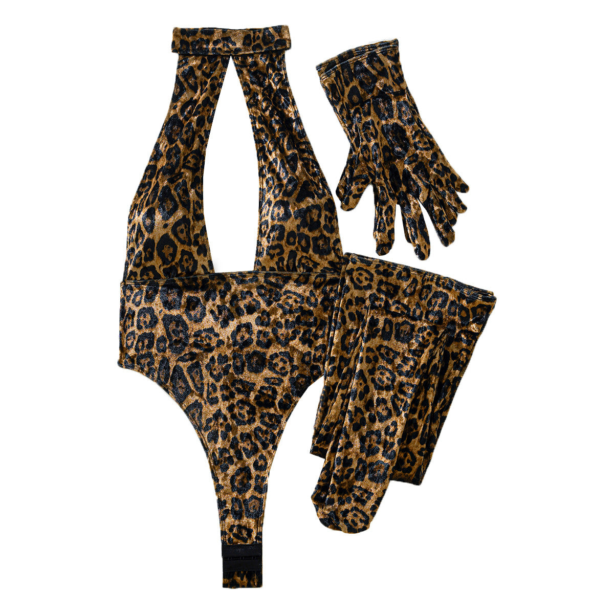 Street Leopard Bodysuit Set