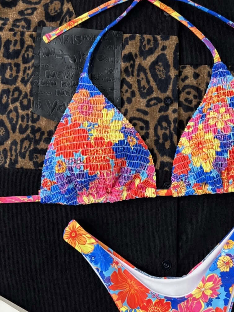 Darlin's Floral Thong Bikini