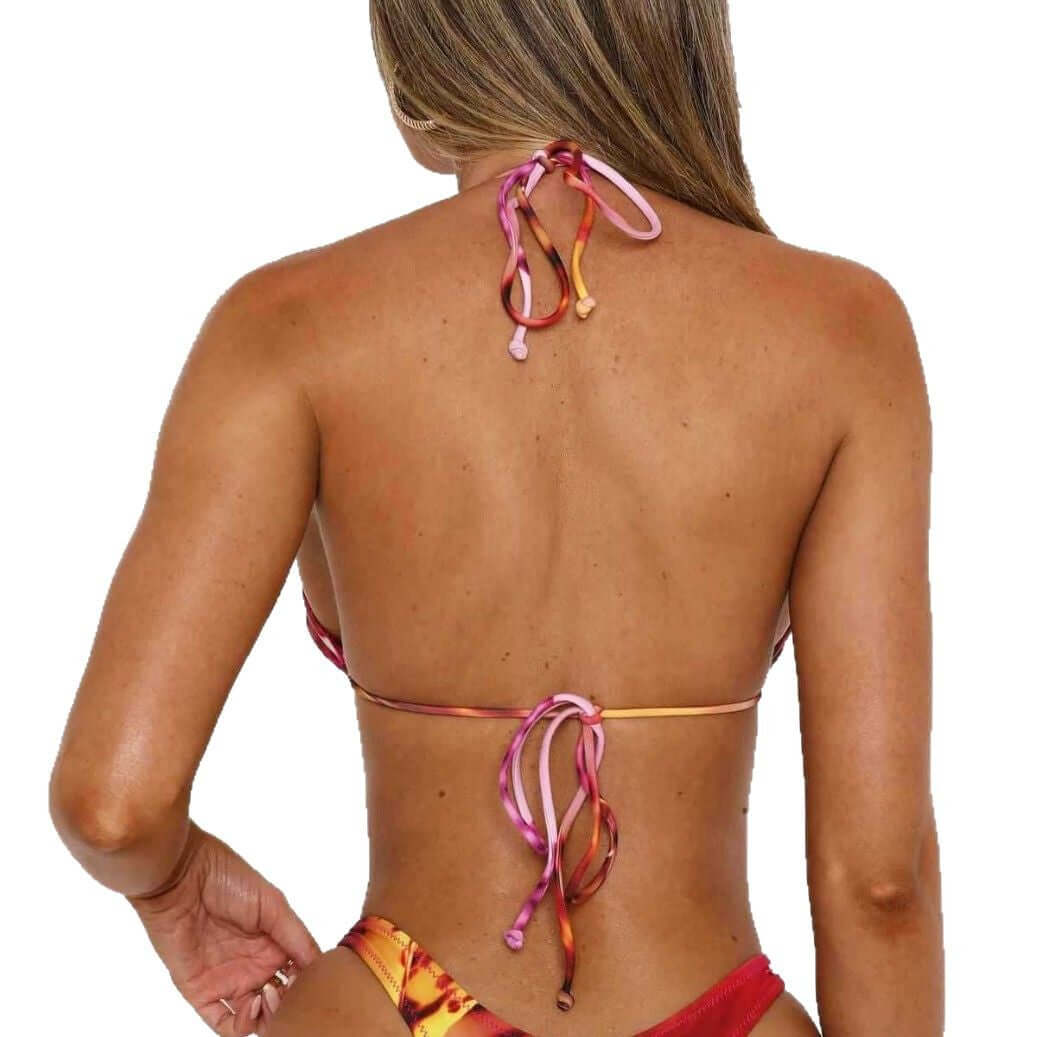 Sunrise Leopard High Waist Thong Bikini